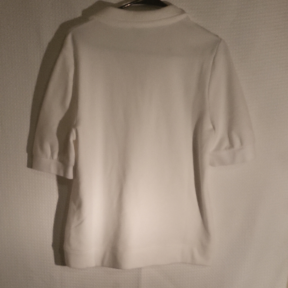 Talbots Ivory Collared Top - Picture 8 of 9